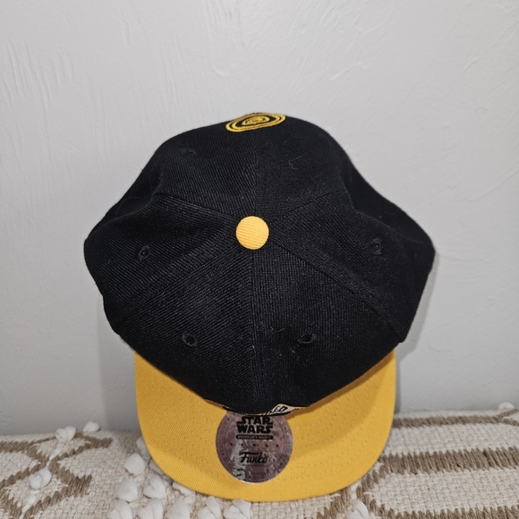 NEW! Funko Pop Star Wars Disney C-3PO Black Yellow Baseball Cap Hat Snapback NEW - Picture 6 of 9